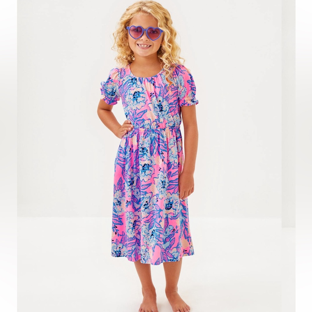 Colorful Floral Dress for Kids